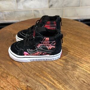 Vans Toddler Kids x Stranger Things SK8-High Reissue “Upside Down” Sneakers